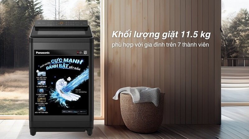 So sánh máy giặt Panasonic Inverter 11.5 Kg NA-FD115V3BV và NA-FD115X3BV