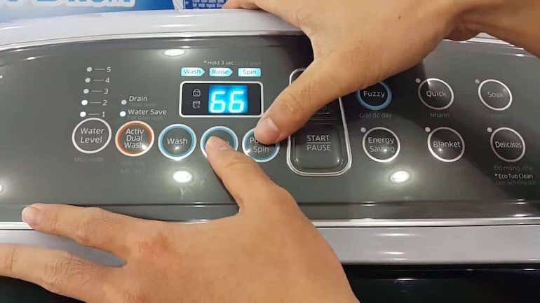mã lỗi máy giặt Aqua