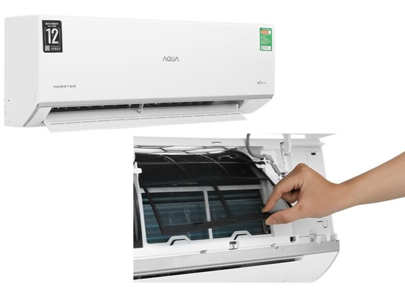 Mua điều hòa cho phòng 20m2 đừng bỏ qua Aqua AQA-RUV13RB3 - vừa có inverter giá lại rẻ!