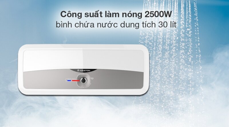 Ariston Slim2 30 RS - Tổng hợp ưu nhược điểm người dùng cần biết