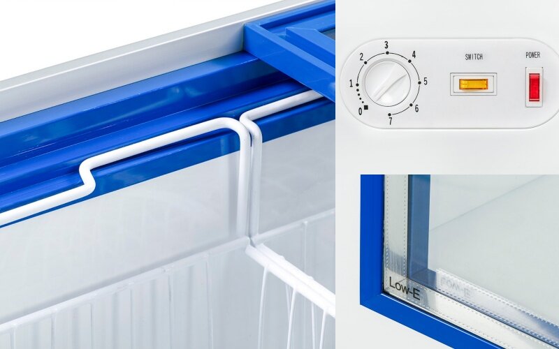 Tủ mát Alaska 2 cánh 350 lít LC-450B thiết kế hiện đại, làm lạnh nhanh chóng