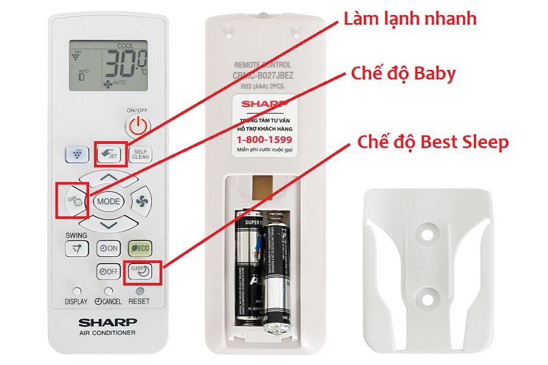 Sharp AH-XP13BSW - máy lạnh tiết kiệm điện, lọc không khí tốt cho phòng 15 - 20m2