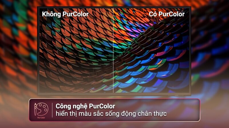 Samsung 43DU7000 không có lợi thế công nghệ bổ sung khung hình, nhưng chát lượng màu ấn tượng hơn