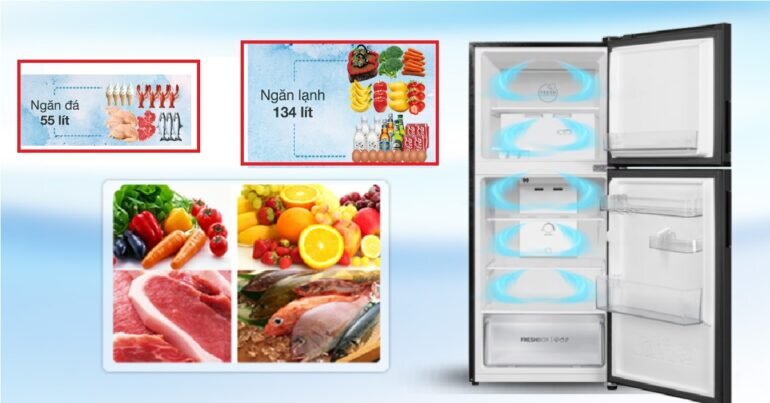 Đánh giá tủ lạnh Aqua Inverter 189 lít AQR-T220FA(FB) giá dưới 5 triệu có gì đặc biệt?