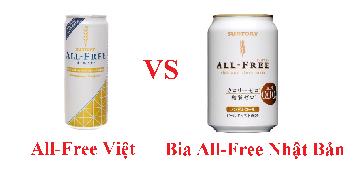 Review Suntory All Free Nh t la bia con Vi t Nam no la n c gi i khat websosanh.vn