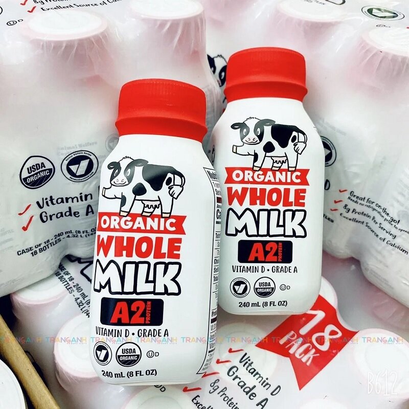 TOP 4 dòng sữa tươi organic chất lượng tốt lại được bán rộng rãi hiện nay
