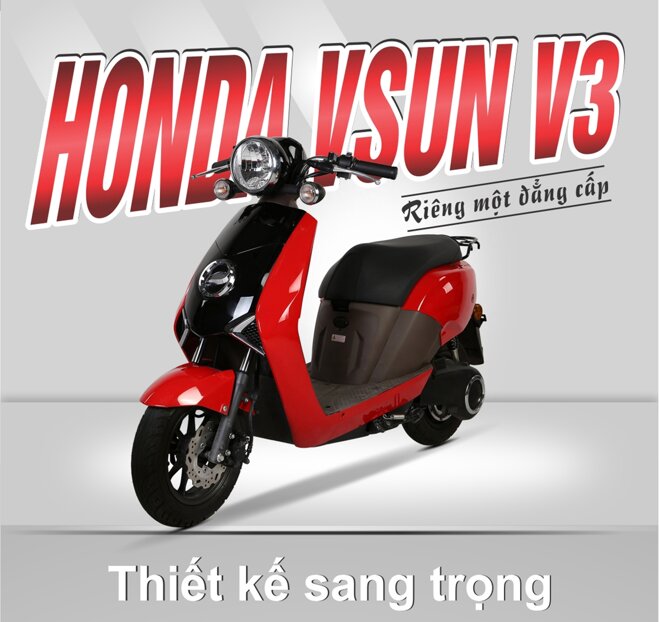 Honda Vsun V3 phiên bản đỏ