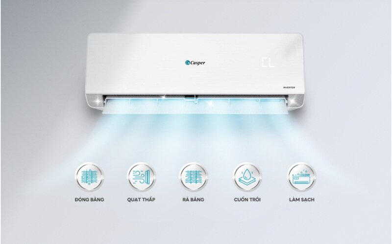 Điều hòa Casper 2 chiều inverter QH-09IU36A hấp dẫn người mua bởi giá rẻ, chất lượng lại quá ổn!