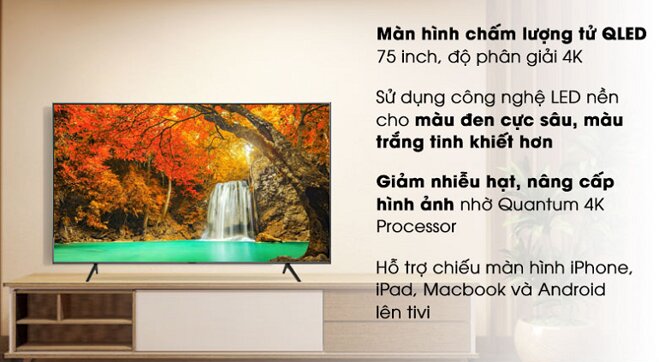 QLED TV 4K Samsung 75Q65R 75 inch UHD-1