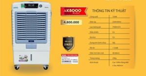 Quạt điều hòa Akyo AK-8000 thích hợp với những môi trường sử dụng ra sao?