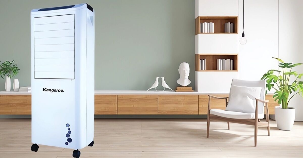 Quạt điều hòa Kangaroo KG50F19: Mạnh mẽ với công suất 200W làm dịu mát không khí nhanh chóng