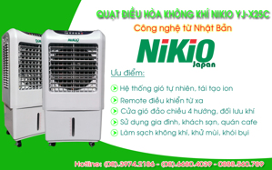 Quạt điều hòa không khí Nikio Nhật Bản - Giải pháp cho những ngày nóng
