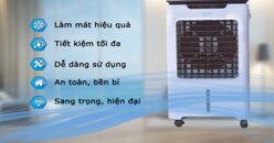 Quạt điều hòa Kungfu KF-48C: Thân thiện với không gian gia đình hiện đại!