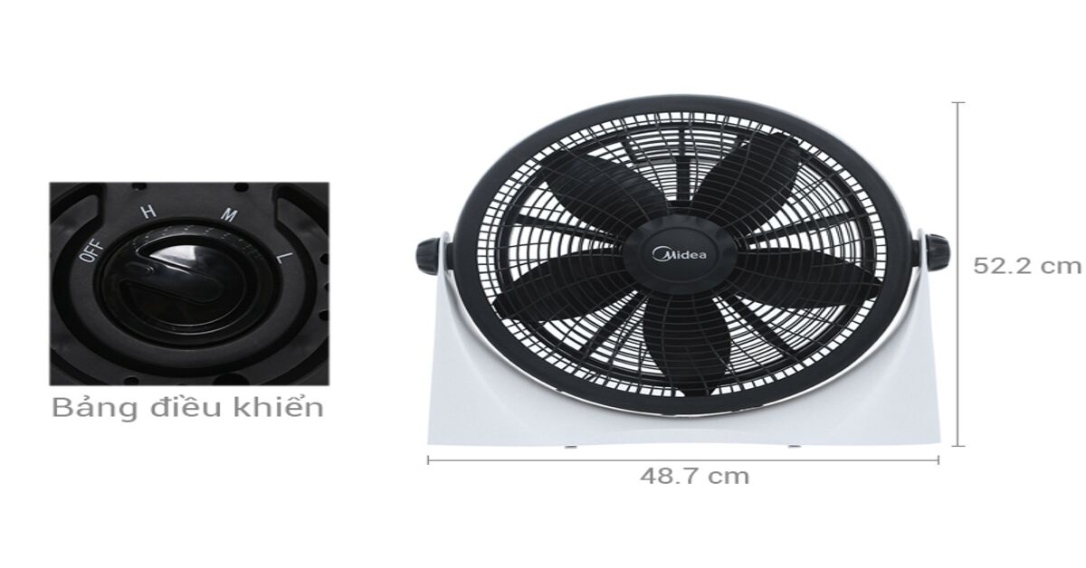 Quạt hộp Midea của nước nào? Có tốt không?
