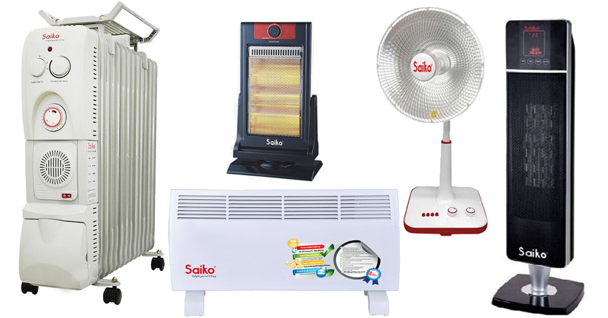 Quạt sưởi Saiko HF-800H - 800W có tính năng gì?