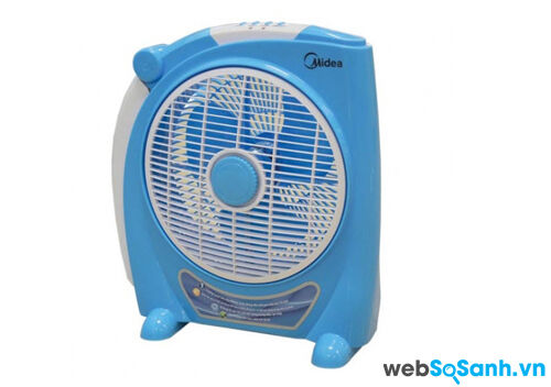 Quạt tích điện Midea KYT25X-8A - Đẹp nhưng dung lượng thấp