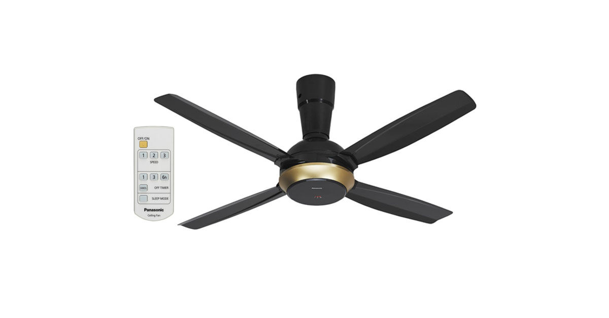 Quạt trần 4 cánh Panasonic F-56XPG tản gió rộng, tiết kiệm điện năng