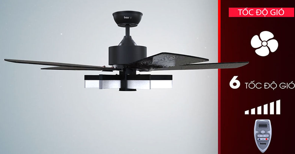 Quạt trần Benny Romantico BF-C43V có thật sự tốt như quảng cáo?