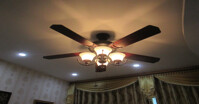 Quạt trần đèn trang trí – Lựa chọn phù hợp cho phòng khách