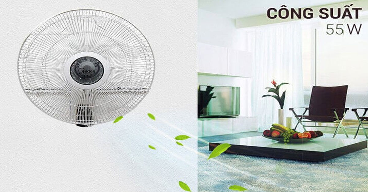 Quạt treo tường Midea có tốt không? Giá bao nhiêu?