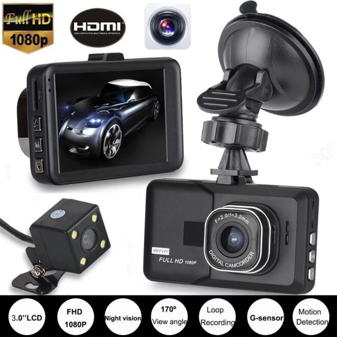 Camera hành trình Elitek 2580 sở hữu màn hình 3.0 inch cho hình ảnh với độ sắc nét tuyệt vời