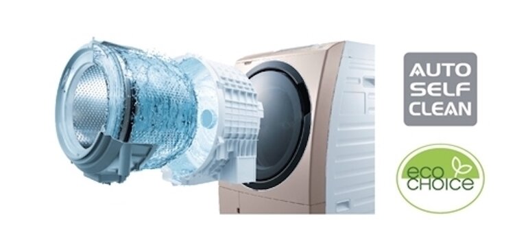 Tính năng Auto Self Clean giúp tự động vệ sinh lồng giặt nhanh chóng,