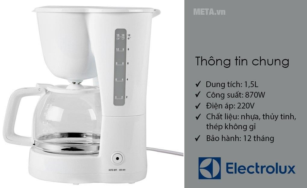 Máy Pha Cà Phê Electrolux Ecm1303W