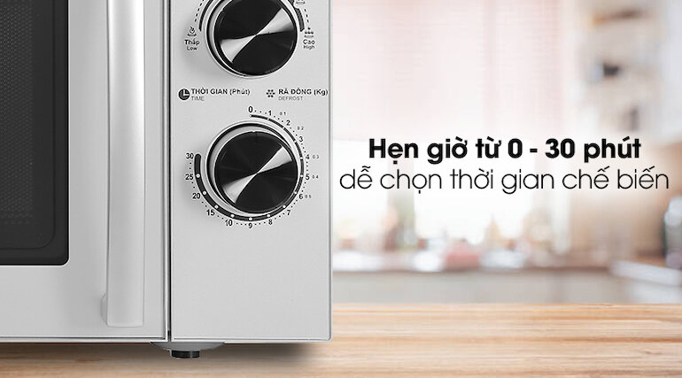 Lò vi sóng Sharp R-32A2VN-SL sở hữu thiết kế thanh lịch