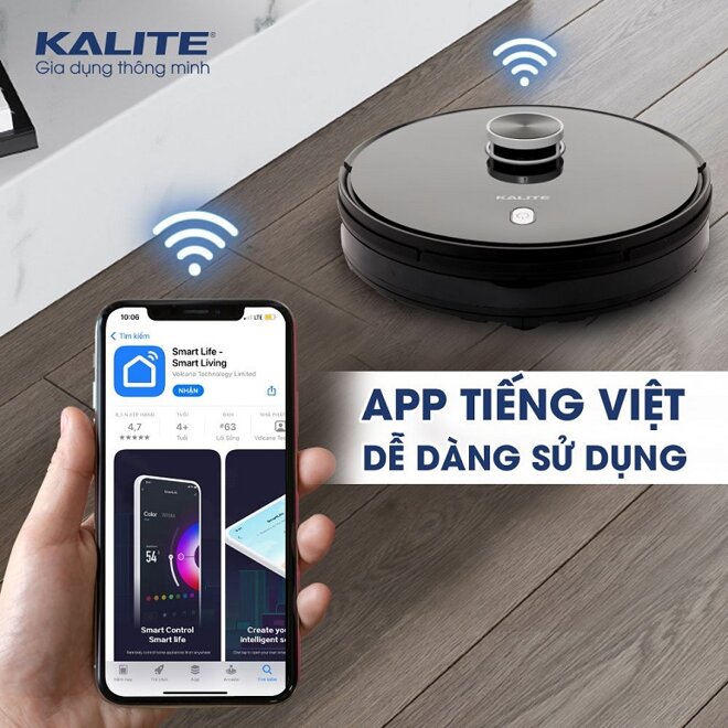 Robot hút bụi Kalite KVC 2171