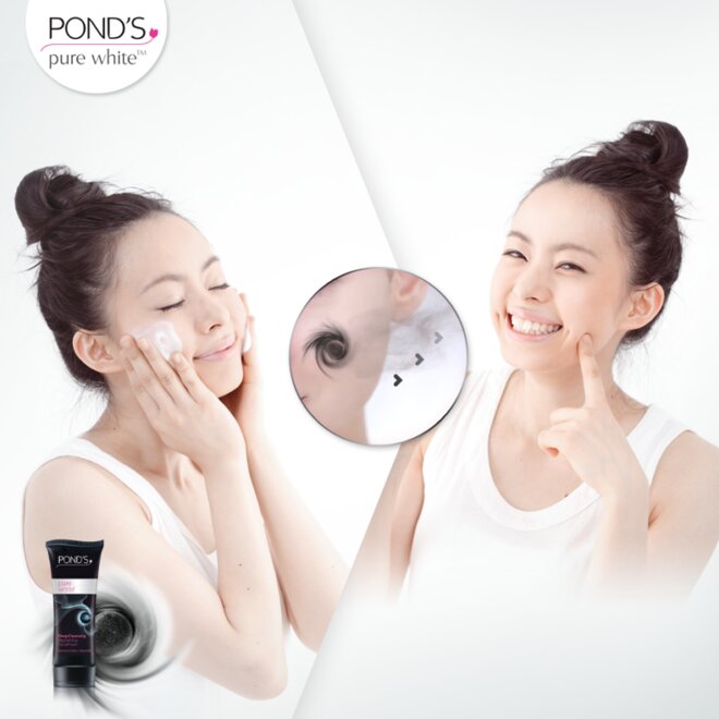 Sữa rửa mặt Pond's Pure White