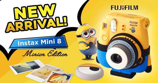 Siêu ngộ nghĩnh với phiên bản Fujifilm Instax Mini 8 Minion