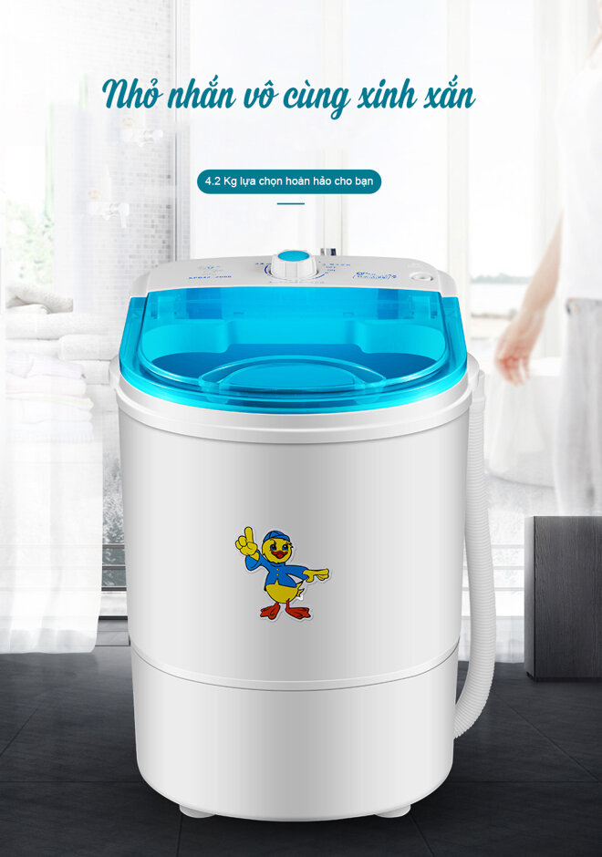 Máy giặt hai lồng mini 4kg