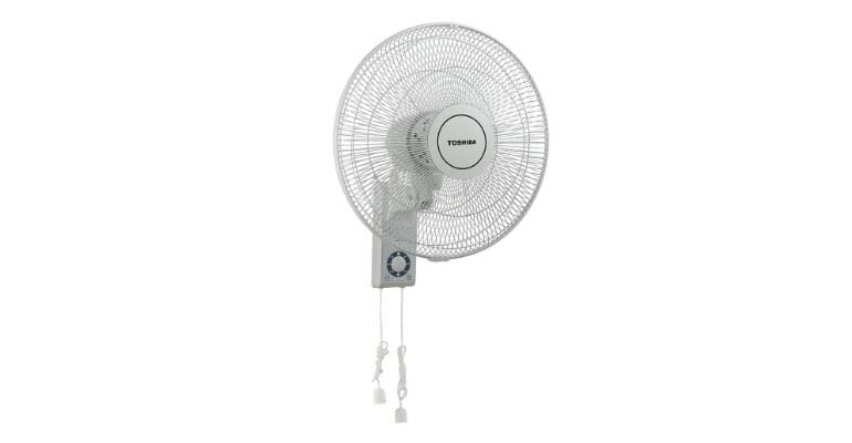 Toshiba F-AWZ50VN(H) sử dụng động cơ AC giúp quạt hoạt động êm ái Quạt treo tường Toshiba