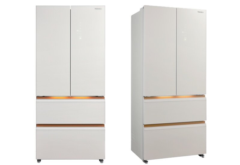 Toshiba GR-RF680WI-PGV(D4) giảm 6 triệu đồng, tủ lạnh 4 cánh có TSmartLife cho gia đình