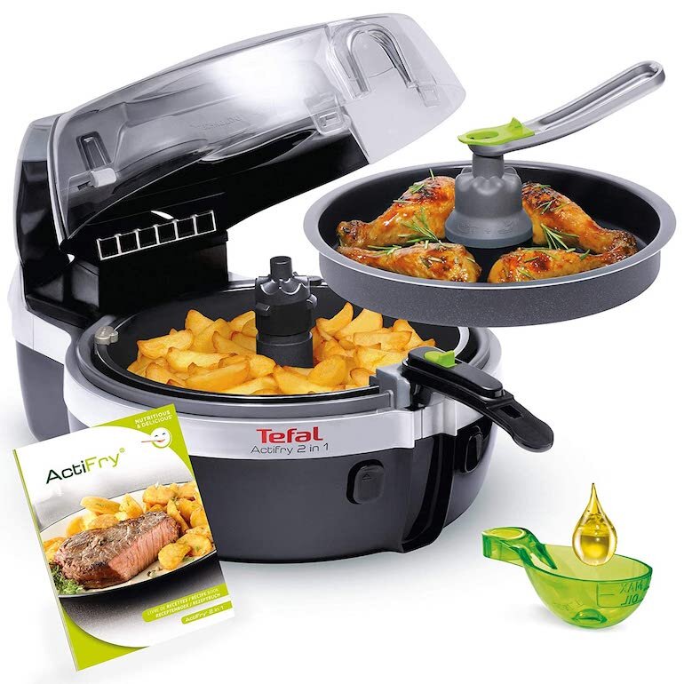 Nồi chiên không dầu Tefal 2 trong 1 YV9601