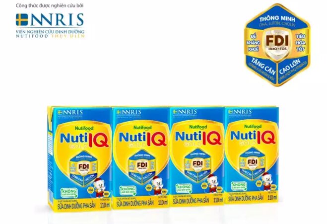 Sữa bột pha sẵn Nuti IQ Gold 110ml