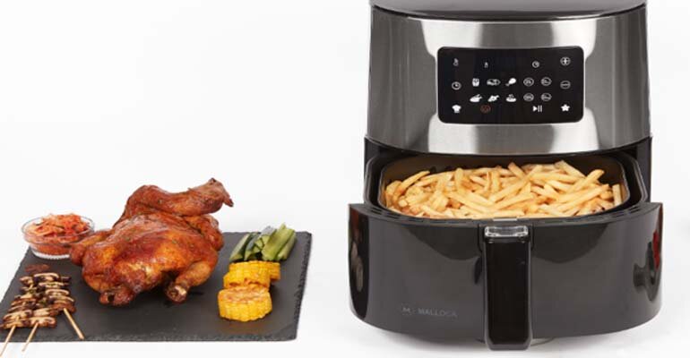 Nồi chiên không dầu Malloca MAF-7515 thích hợp sử dụng cho gia đình ít người nồi chiên không dầu Malloca