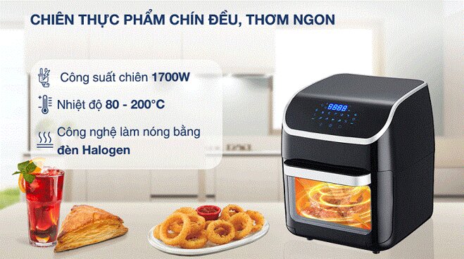 Lò chiên không dầu Ferroli FAF-12D 12 lít