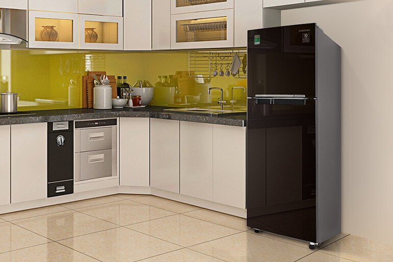 Thiết kế của tủ lạnh Samsung model RT22M4032BY 243l