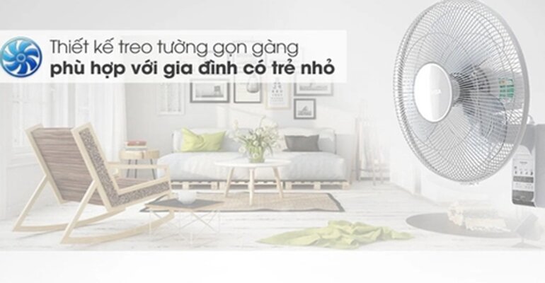 Quạt treo tường công suất bao nhiêu? Quạt treo tường công suất bao nhiêu
