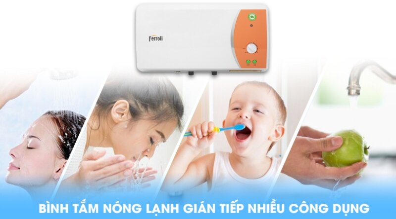Ferroli Verdi 15TE: Dung tích nhỏ, an toàn vượt trội với công nghệ tráng men Titan