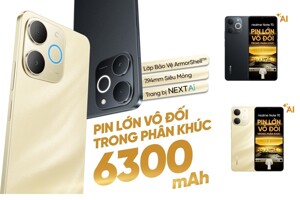 Realme Note 70 giá chỉ từ 2,8 triệu đồng mà sang xịn bất ngờ, pin tới 6300 mAh!