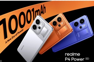 Realme P4 Power 5G bán tại Việt Nam, gây sốt với pin 10.001 mAh, màn 144Hz, bền chuẩn quân đội