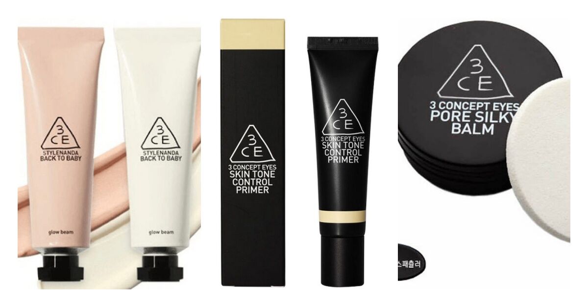 Review 3 dòng kem lót 3CE tốt nhất hiện nay trên thị trường