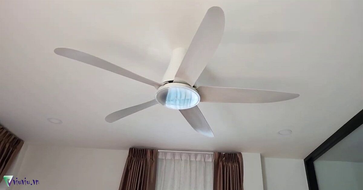 Review 3 mẫu quạt trần Mitsubishi 3 cánh, 4 cánh và 5 cánh