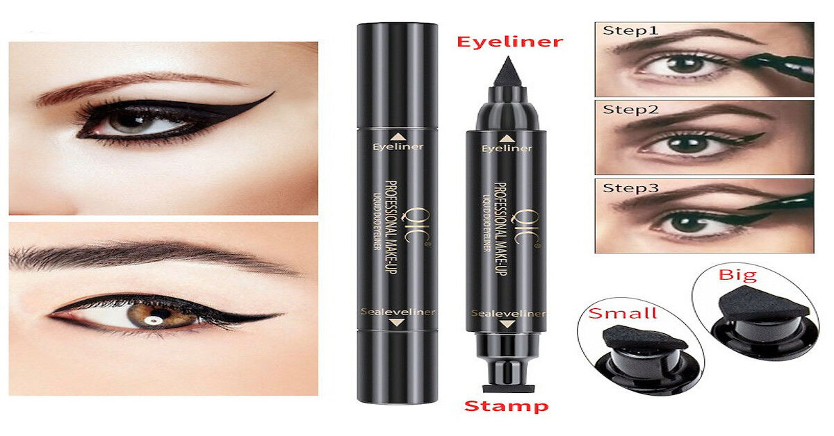 Review bút kẻ mắt 2 đầu QIC Professional Makeup Liquid Duo EyeLiner