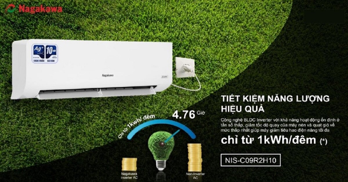 Review các dòng máy điều hòa 2022 của Nagakawa