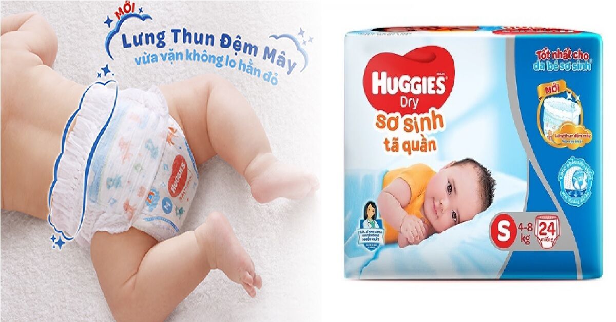 Review các loại tã quần Huggies cho trẻ sơ sinh trên thị trường hiện nay