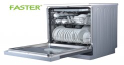 Review chất lượng máy rửa bát sấy khô Faster Turbodry 633AS