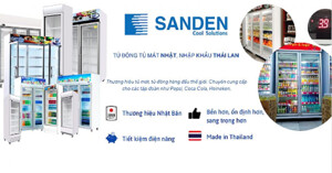 Review chi tiết bàn đông Sanden 2 cánh 425 lít Scf2-1507ar